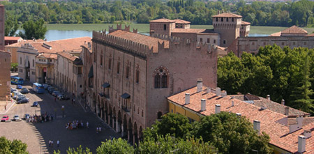 Veduta aerea di Palazzo Ducale